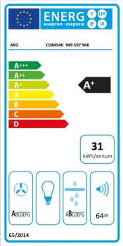 AEG CD8454KIT  Autarkes Kochfeld mit integriertem Dunstabzug / Muldenlüfter / Umluft / 80cm mit M2CKCF01C